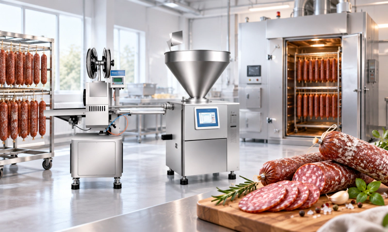 Salami Processing Line